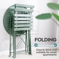 Kit d'ameublement pour balcon et terrasse : table, chaises, service à thé, tables basses empilables pour jardins, cours et terrasses en fer forgé