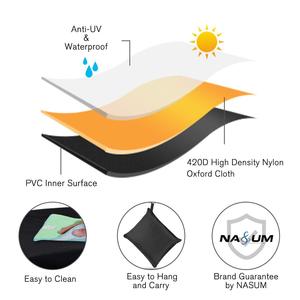 Funda Protectora para Muebles de Jardín de Tela Oxford Negra 210D, Impermeable y Resistente al Polvo, Incluye Funda para Silla - Product Image 4