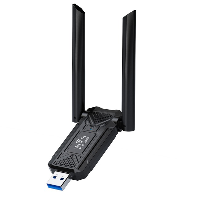 2025 USB Wireless Repeater Portable WiFi Signal Amplifier Network Expansion Booster 300M Max LAN Data Rate VoIP for Home Use