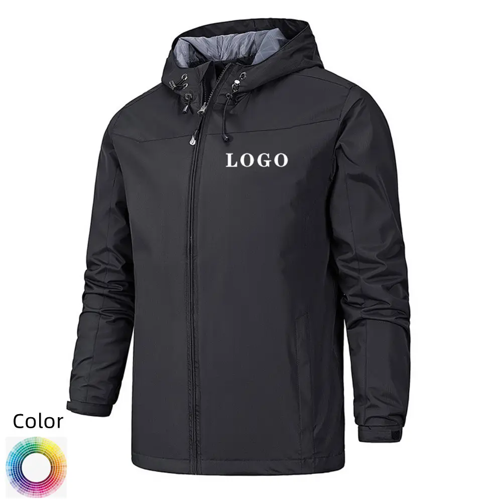 Custom men's outdoor mountaineering jackets Custom LOGO winter loose and warm men's aviator soft shell jacket