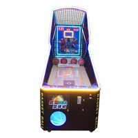 Console de jeu vidéo à pièces 55 "LCD basket-ball adulte jeu de Machine de tir Console de jeu de basket-ball interactive