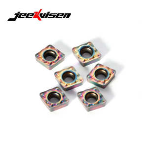Plaquettes CNC Jeekvisen CCMT060208-LM JH115P en carbure cémenté coloré pour acier trempé à haute dureté et fonte - Product Image 5