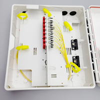 Boîtier de terminaison et de raccordement mural FTTH ODP pour 48 fibres optiques, pour extérieur
