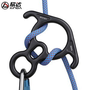 Dispositif d'abordement en forme de huit Xinda Climbing 50Kn en alliage d'aluminium pour l'escalade en plein air et les opérations en haute altitude - Product Image 4