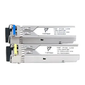 Kompatibel untuk ws-x4748-sfp-e switch WDM transceiver SFP 1.25G 20Km 1310nm/1550nm SM LC 1g Harga modul