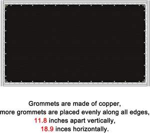 <span class=keywords><strong>Malla</strong></span> de Privacidad Impermeable de PVC de 6 Pies x 50 Pies, <span class=keywords><strong>Malla</strong></span> de Protección Resistente <span class=keywords><strong>para</strong></span> Cercas, Cubierta de <span class=keywords><strong>Sombra</strong></span> <span class=keywords><strong>para</strong></span> Paredes, Jardín, Patio Trasero - Product Image 2