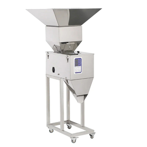Remplisseuse semi-automatique à vis sans fin pour poudre de noix, granulés et aliments, avec pesage sous vide et emballage en carton - Product Image 1