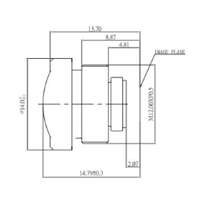 مبيعات المصنع مباشرة ، 200 درجة عالية الوضوح عدسة سيارة بانورامية عدسة M12 الشركة المصنعة للعدسة - Product Image 5