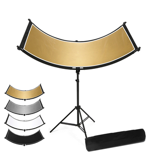60X180cm Eyelighter Catch Light Réflecteur incurvé en forme de U pour la photographie de <span class=keywords><strong>portrait</strong></span> en studio - Product Image 2