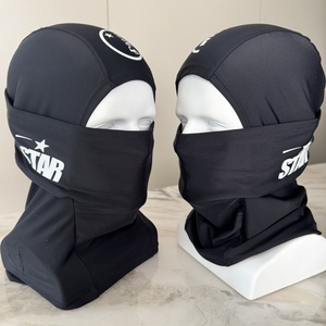 ต้องมีหน้ากากสำหรับกีฬากลางแจ้งในฤดูหนาว เช่น ปั่นจักรยาน ปีนเขา และเล่นสกี  หน้ากากไหมพรมถักสีดำคุณภาพสูง แฟชั่น - Product Image 4