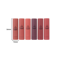 Fabricants de maquillage pour les lèvres Cosmétiques logo personnalisé Marque privée couleur mate longue durée Ensemble de petits rouges à lèvres six couleurs