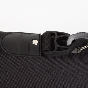 NUOVO ZAINO DA PESCA MAJOR NERO IMPERMEABILE E RESISTENTE IN TESSUTO OXFORD ECOLOGICO, PORTACANNE DA 100-140 CM CON TRACOLLA REGOLABILE - Product Image 2