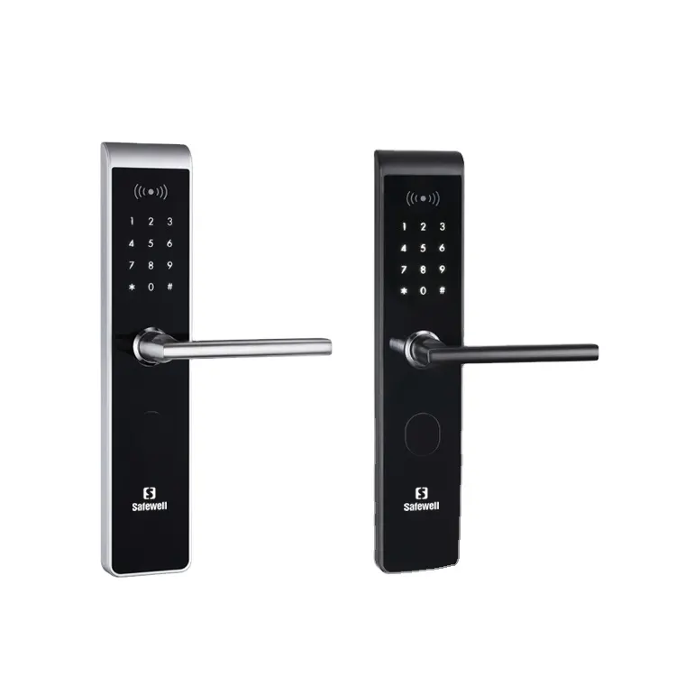 Safewell New Hot Hotel Rfid Hotel Room Swipe Electronic Keyless Digital Door Key Card Locks System