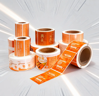 Étiquettes autocollantes en vinyle amovibles, imperméables et faciles à décoller, personnalisées, pour bocaux en plastique, savon liquide, papier toilette