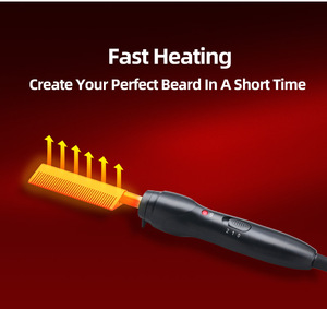 Peine Eléctrico Calentador para Alisar y Rizar el Cabello, Uso en Seco y Húmedo, <span class=keywords><strong>Plancha</strong></span> Caliente para Mujeres - Product Image 4