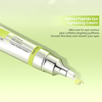 Crème Contour des Yeux OEM Puissante au Rétinol 7X et Peptides – Hydratante et Raffermissante – Atténue les Rides – Sérum Liposomal au Rétinal, Peptides et Caféine