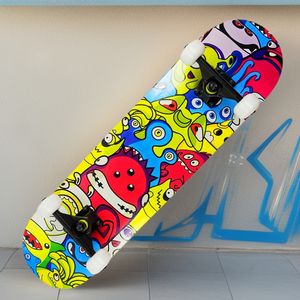 Patineta Cruiser ZM3108 de Madera de Arce Antideslizante y Duradera para Jóvenes con Estilo Moderno - Product Image 2