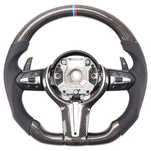 Volante de fibra de carbono completo para <span class=keywords><strong>BMW</strong></span> i4 <span class=keywords><strong>G20</strong></span> F01 F26 F48 F80 E85 <span class=keywords><strong>328i</strong></span> - Product Image 4