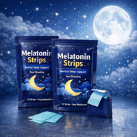 Gummies de mélatonine 100 % naturelles à marque privée OEM pour le sommeil, complément apaisant pour la nuit, bandes de mélatonine