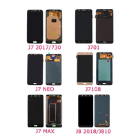 Téléphone portable Lcd Pour Samsung Galaxy S7 Bord S8 S9 Plus S10 D'affichage D'écran Tactile d'affichage à Cristaux Liquides