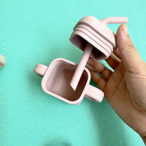 Nuevo Vaso Infantil con Pajita y Tapa, Diseño Rectangular, Libre de BPA, Precio de Fábrica, Vaso Portátil para Bebés, Disponible en Stock - Product Image 4