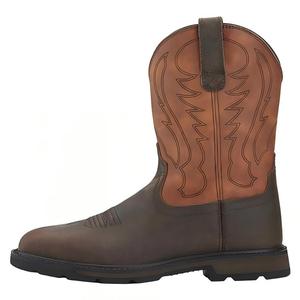 <span class=keywords><strong>Bottes</strong></span> de sécurité antidérapantes à tige haute pour hommes - <span class=keywords><strong>Bottes</strong></span> en cuir de qualité supérieure, protection anti-impact et anti-perforation, stockage à froid, style western - Product Image 2