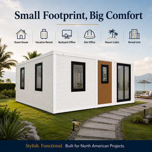 Casa Contenedor Modular Moderna, Expandible e Impermeable de 20 Pies, Casa Prefabricada Pequeña, Apartamento Contemporáneo, Casas Pequeñas de Nueva Generación - Product Image 1