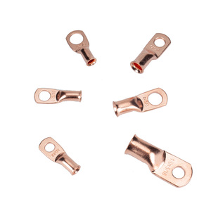 Ring <b>Terminals</b> Pure Copper 8x3/8 For Electrical Wiring Connection - Product Image 2