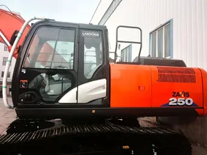รถขุดไฮดรอลิกแบบตีนตะขาบฮิตาชิ ZX250 พร้อมห้องโดยสารคนขับมาตรฐานความปลอดภัยสูง - Product Image 5