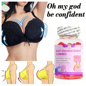 Gomitas Veganas para el Aumento de Senos con Fenogreco, Fitosteroides Naturales, Reafirmantes de Senos, Apoyo Hormonal, Alimento Saludable - Product Image 3