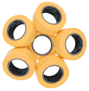 Rollingdog 80860 Taped Decorating Walls Painting Ceiling Surface <strong>Low</strong> <strong>Tack</strong> Protection 24mm X 18m(6PC) Painters Masking <strong>Tape</strong> - Product Image 6