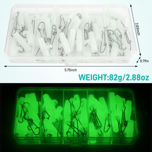 30 connecteurs de lest coulissant Duo-Lock en acier inoxydable robuste <span class=keywords><strong>pour</strong></span> la pêche en mer et la pêche au poisson-chat - Product Image 5