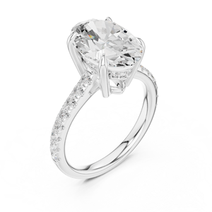 Trendy 10Kt 14Kt 18Kt 22Kt Gold Rhodium Plated Lab Grown <b>Diamond</b> <b>Ring</b> for Women Wedding Engagement Anniversary Gift - Product Image 4