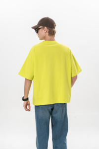 T-Shirt Oversize 100% Cotone 275G con Logo Personalizzato, Stampa Serigrafica, Moda Streetwear, Vestibilità Ampia e Squadrata per Uomo - Product Image 2