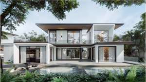 Instalación Rápida, Moderna Villa de Acero Ligero de Lujo, <span class=keywords><strong>Apartamento</strong></span> <span class=keywords><strong>con</strong></span> <span class=keywords><strong>Piscina</strong></span> Privada, Paneles Sándwich, Proyectos de Vacaciones en Complejos Turísticos - Product Image 6