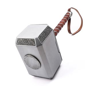 Drop Shipping Martello di <span class=keywords><strong>Thor</strong></span> Mjolnir in Metallo Scala 1:1 Accessorio Cosplay Marvel Avengers con Base in Resina - Product Image 3