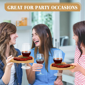 Vente en gros d'usine : Nouveaux plateaux d'apéritif en bambou en forme de cœur de haute qualité, mini-planches avec support pour <span class=keywords><strong>verre</strong></span> à vin rouge, très demandés - Product Image 4
