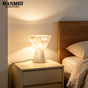 Modern LED Table Lamp With Flexible Polished Marble AC Powered <b>Touch</b> Control Reading & Bedroom Use HM-ZZ-8373 Modern Design Slee - Product Image 5