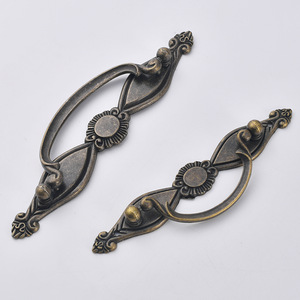 Chinese Style Zinc Alloy Drawer Handle Bar Antique Bronze <b>Cabinet</b> Pull <b>Small</b> Large Durable Plated Furniture Hardware - Product Image 4