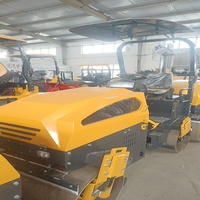 Compacteur à rouleaux vibrants UCM ABG 2 tonnes, moteur Changchai, double tambour, haute puissance de fouillisement, vitesse de déplacement 0-8 km/h pour asphalte