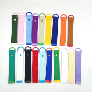 YYX Simple toile sangle <span class=keywords><strong>porte</strong></span>-clés bricolage coloré main tissu bande contraste <span class=keywords><strong>ruban</strong></span> sac à dos pendentifs <span class=keywords><strong>porte</strong></span>-clés - Product Image 4