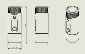 卸売電子水タバコ 高級アルミ製電動シーシャヘッド ミニ電動水タバコ 喫煙用電子シーシャヘッド - Product Image 2