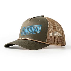Gorra de béisbol clásica negra de 5 paneles de alta calidad, 100% poliéster, con logotipo bordado, personalizada, unisex, NUEVA. - Product Image 1
