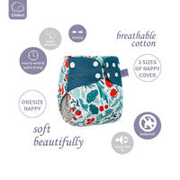 Elinfant Nouveau design personnalisé Couches lavables Couches lavables de poche Couches lavables réutilisables en tissu réglable pour bébé