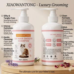 Shampoo per il Controllo delle Palline di Pelo nei Gatti Ragdoll, Persiani e a Pelo Lungo, Formula Lisciante e Rimuovi-Pelo 250ml - Product Image 4