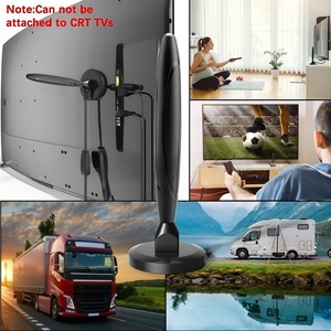 <span class=keywords><strong>Antenne</strong></span> <span class=keywords><strong>TV</strong></span> numérique HD intérieure haute performance, amplificateur de signal longue portée 500 milles, 4K 1080P, visionnage gratuit ATSC/DVB-T/DVB-T2/ISDB - Product Image 4