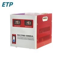 Régulateur de tension automatique monophasé 1kVA TND/SVC SVC LED 50Hz à commande par servomoteur, stabilisateur 220V AC industriel