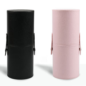 Lot de 12 pinceaux de maquillage de luxe avec logo personnalisé, sac en cuir pour pinceaux de maquillage végétalien professionnel - Product Image 5