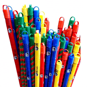 Factory Price Wooden Broom with PVC Coated Handle 2 in 1 Durable Light Weight <b>Mop</b> Brush for Home Cleaning Bulk Supply 2023 - Product Image 1