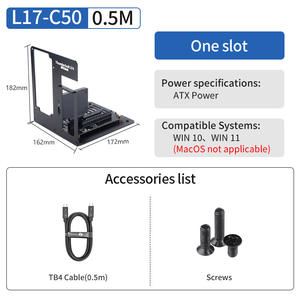 <span class=keywords><strong>Thunderbolt</strong></span> 3/<span class=keywords><strong>4</strong></span> <span class=keywords><strong>EGPU</strong></span> Docking Station Compatible pour ordinateur portable Large compatibilité Diverses cartes graphiques Accessoires informatiques en Stock - Product Image 6